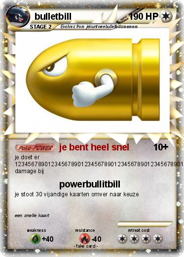 Pokemon bulletbill
