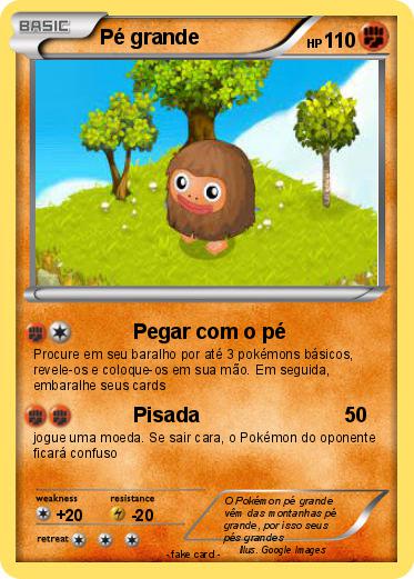 Pokemon Pé grande