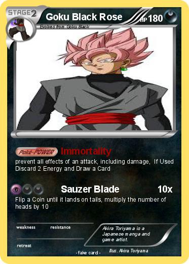 Pokemon Goku Black Rose