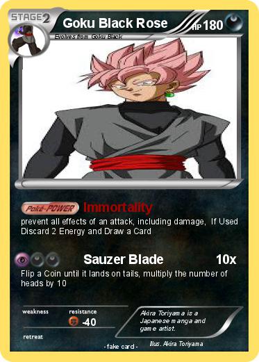 Pokemon Goku Black Rose