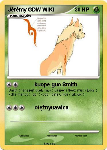 Pokemon Jérémy GDW WIKI