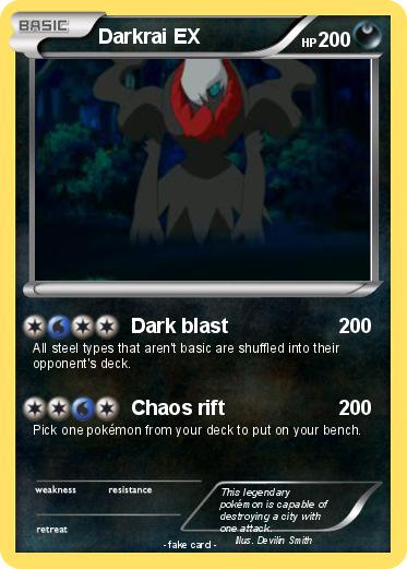 Pokemon Darkrai EX
