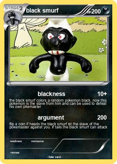 Pokemon black smurf