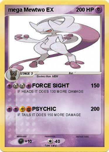 Pokemon mega Mewtwo EX