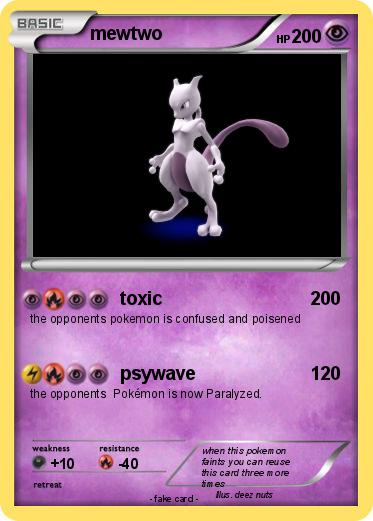 Pokemon mewtwo