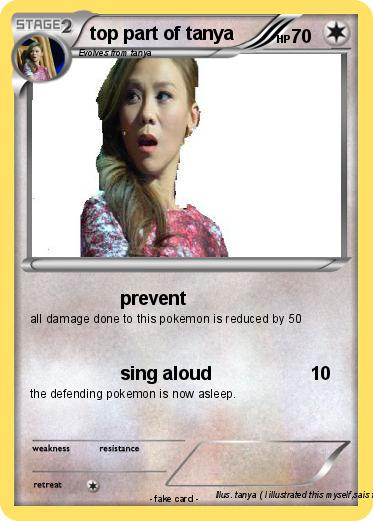 Pokemon top part of tanya