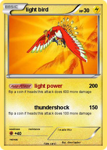 Pokemon light bird