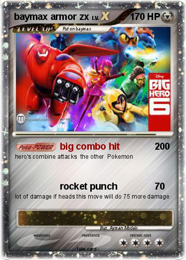 Pokemon baymax armor zx