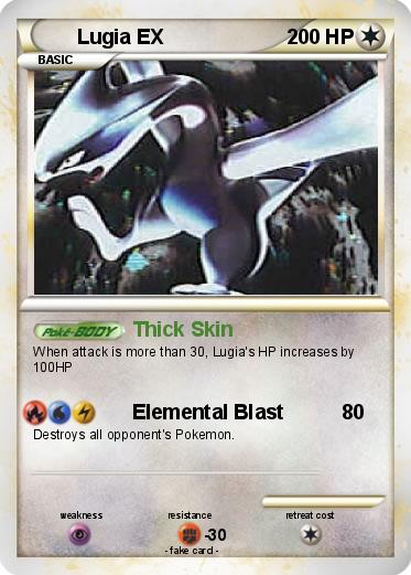 Pokemon Lugia EX