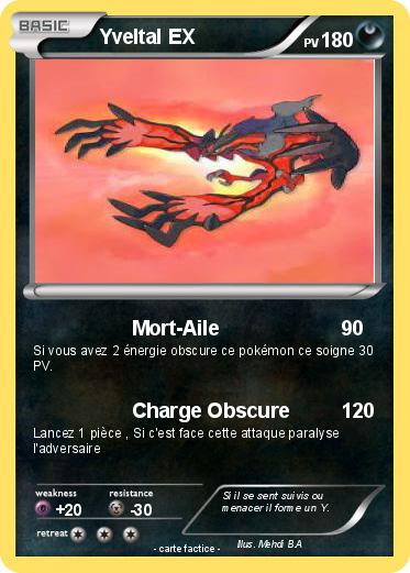 Pokemon Yveltal EX