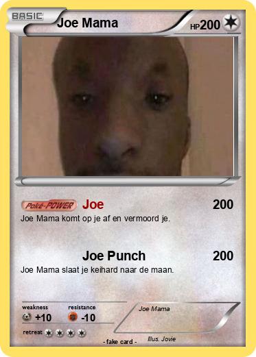 Pokemon Joe Mama