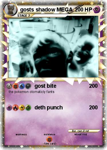 Pokemon gosts shadow MEGA