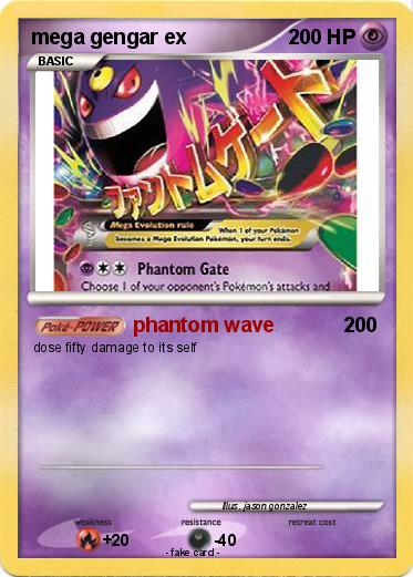 Pokemon mega gengar ex
