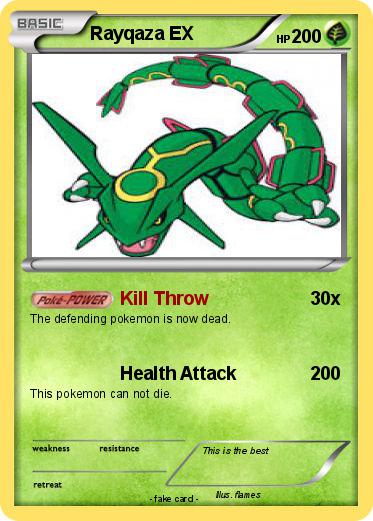 Pokemon Rayqaza EX