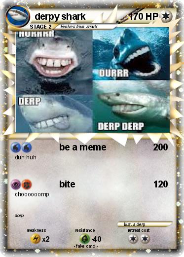 Pokemon derpy shark
