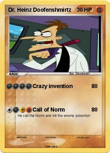 Pokemon Dr. Heinz Doofenshmirtz