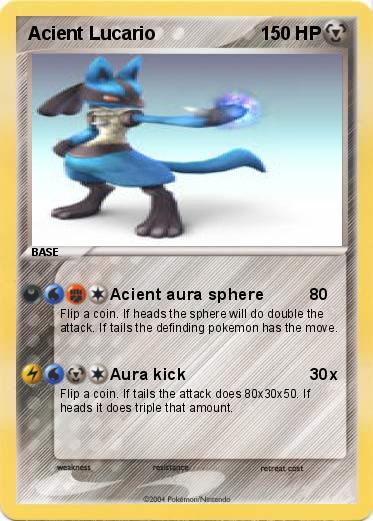 Pokemon Acient Lucario