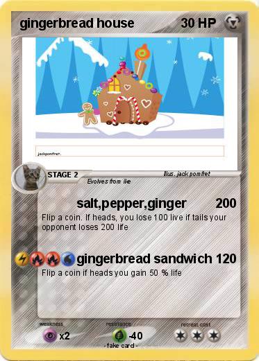 Pokemon gingerbread house