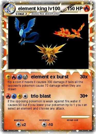 Pokemon element king lv100