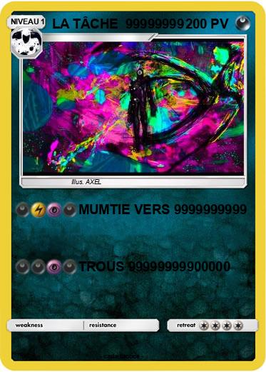 Pokemon LA TÂCHE  99999999