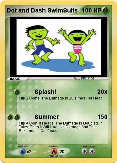 Pokemon Dot and Dash SwimSuits