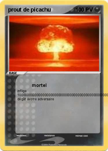 Pokemon prout de picachu