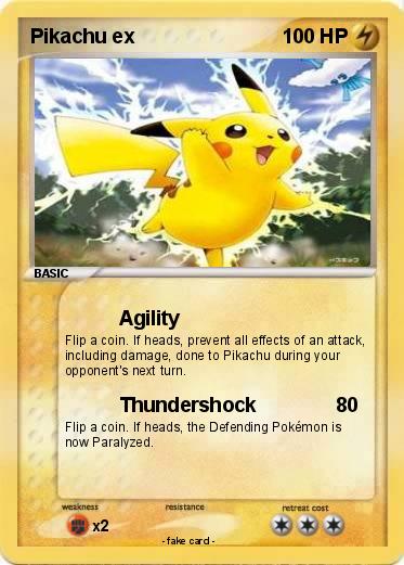 Pokemon Pikachu ex