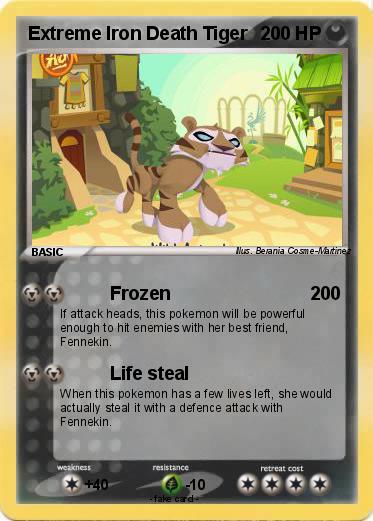 Pokemon Extreme Iron Death Tiger