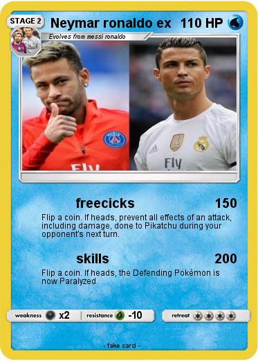 Pokemon Neymar ronaldo ex