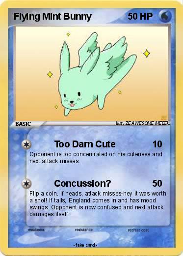 Pokemon Flying Mint Bunny