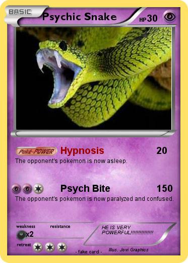 Pokemon Psychic Snake