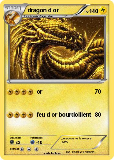 Pokemon dragon d or