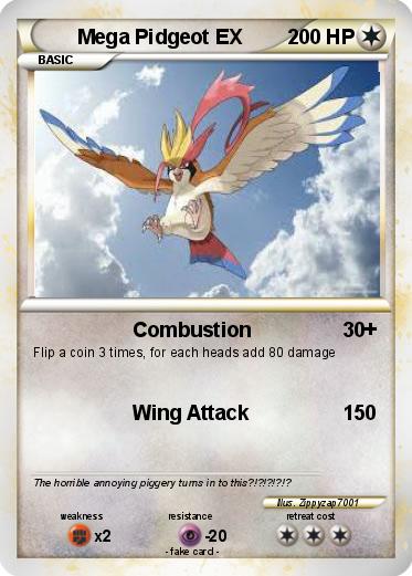 Pokemon Mega Pidgeot EX