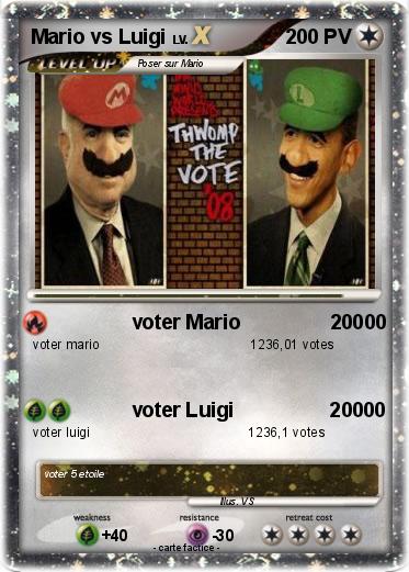 Pokemon Mario vs Luigi