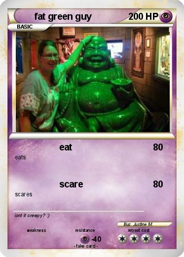 Pokemon fat green guy