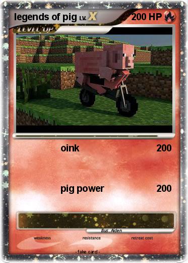 Pokemon legends of pig