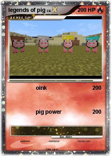 Pokemon legends of pig