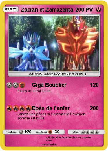 Pokemon Zacian et Zamazenta