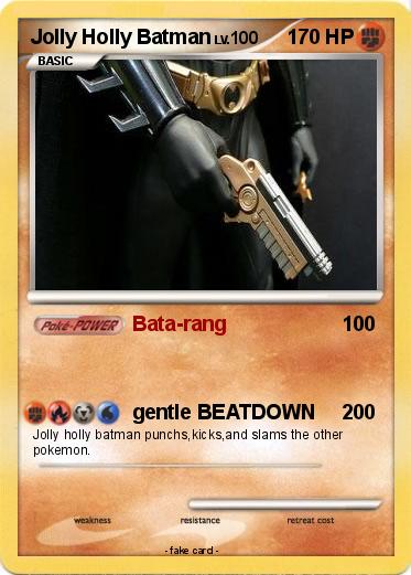 Pokemon Jolly Holly Batman