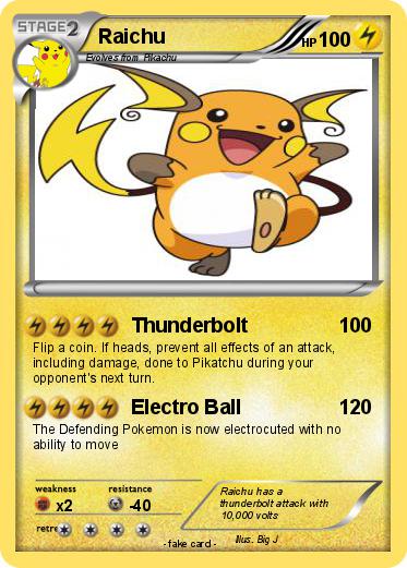 Pokemon Raichu