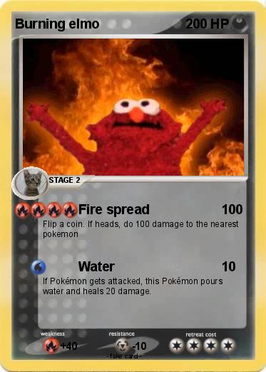 Pokemon Burning elmo