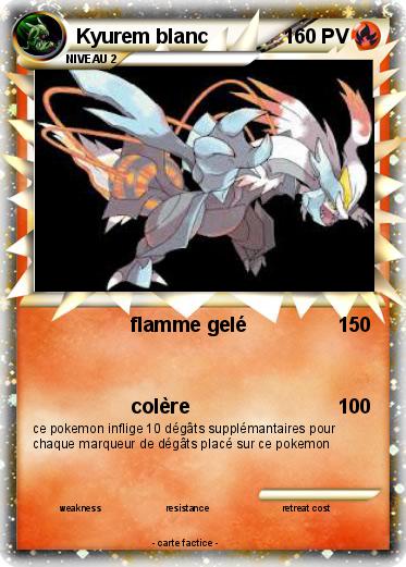 Pokemon Kyurem blanc