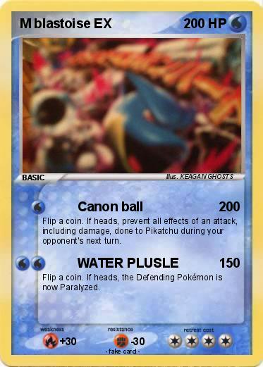 Pokemon M blastoise EX