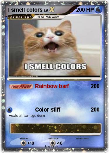 Pokemon I smell colors