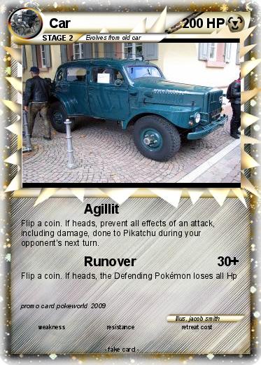 Pokemon Car
