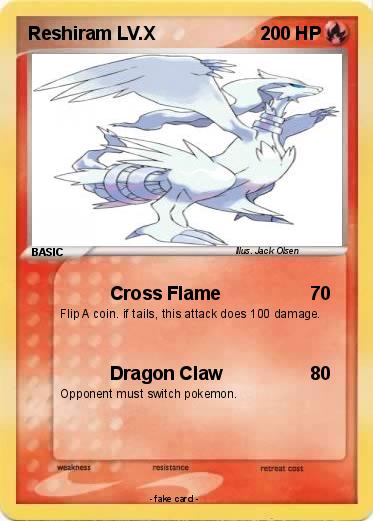 Pokemon Reshiram LV.X