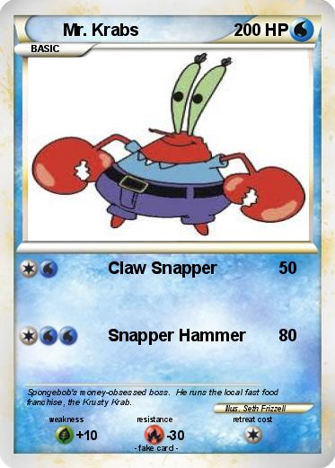 Pokemon Mr. Krabs