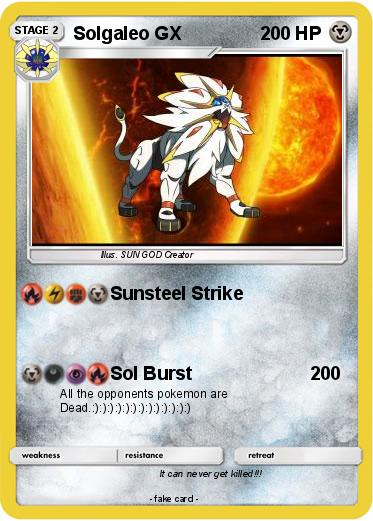 Pokemon Solgaleo GX