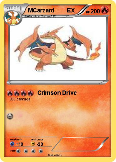 Pokemon MCarzard        EX