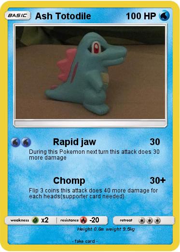 Pokemon Ash Totodile